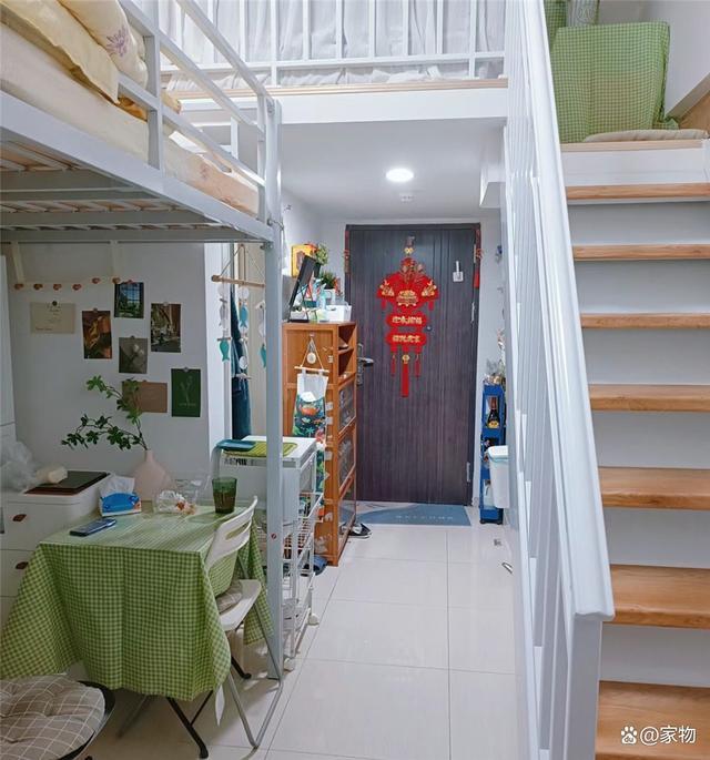 深圳一户人家的蜗居火了面积虽小层高却能切一层半做出双卧室