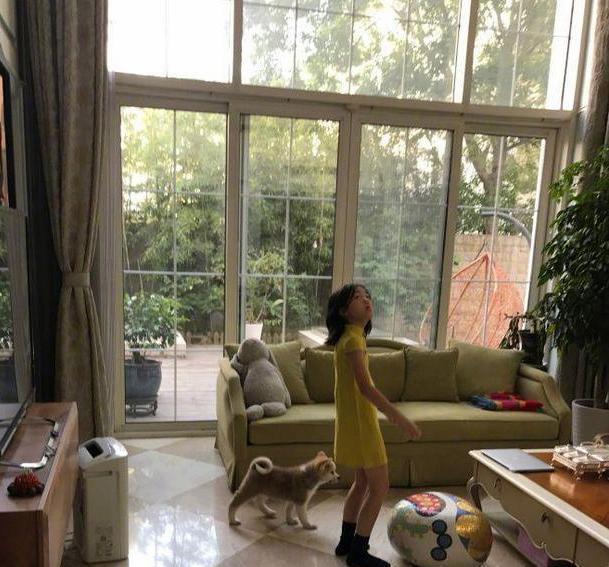 李亚鹏晒出现实的豪宅客厅装超大落地窗户外居住是环境一流的
