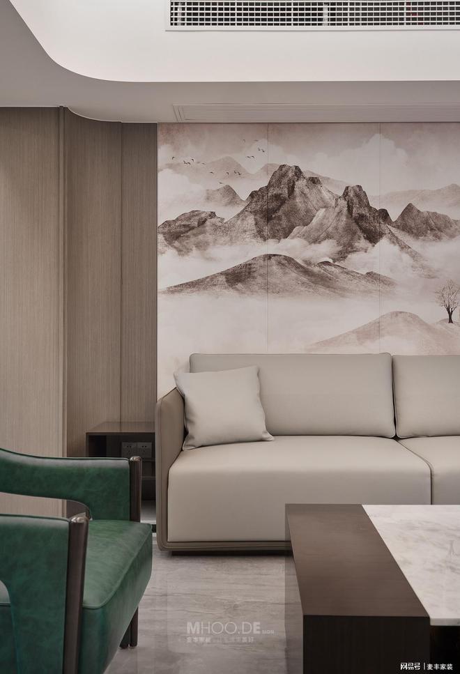 汇鑫风景苑300㎡新中式：一刻茶闲一冬暖(图3)