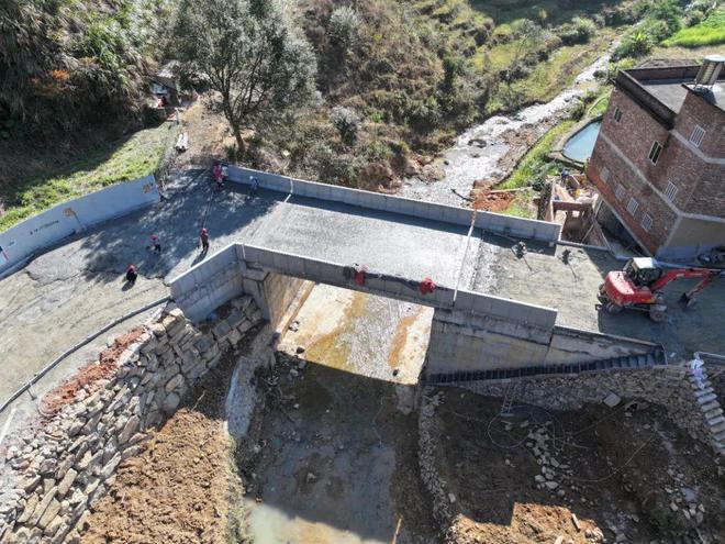 翔云黄田桥预计春节前通车