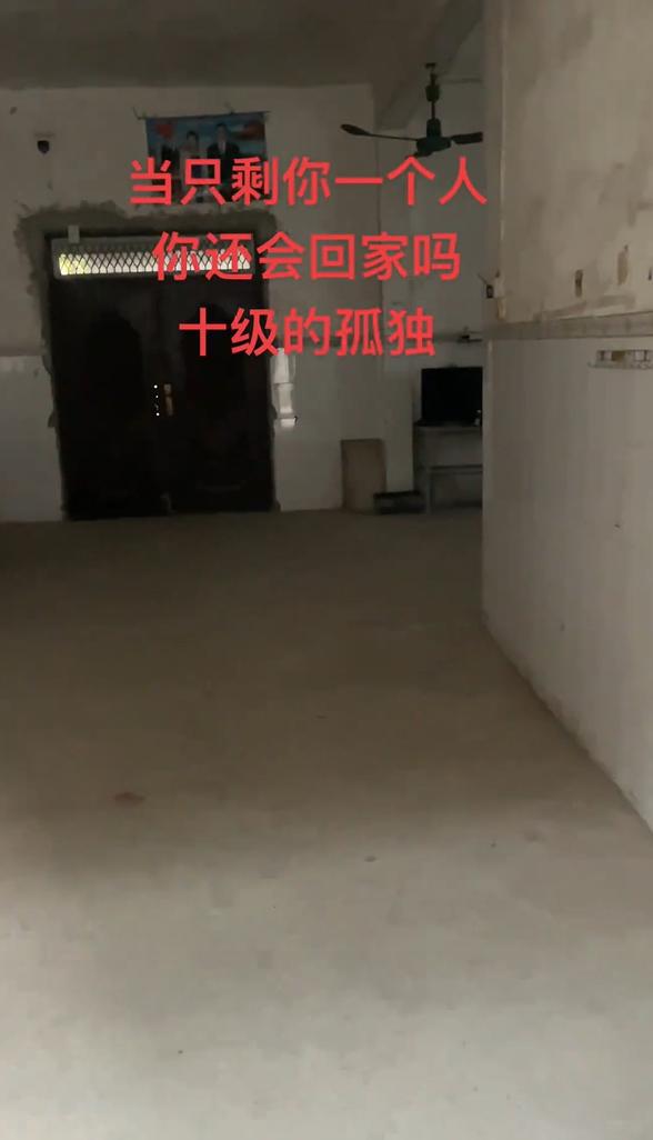 37岁男子一个人回家过年房子空落落满是灰尘：这就是10级孤独吧