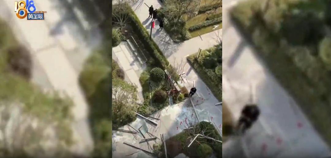 凯发国际强风“发威”小区的玻璃幕墙高空坠落！业主：遇到台风咋办？