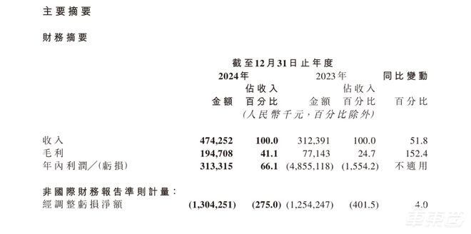 净赚313亿！黑芝麻2024年扭亏为盈智驾产品毛利374%(图2)