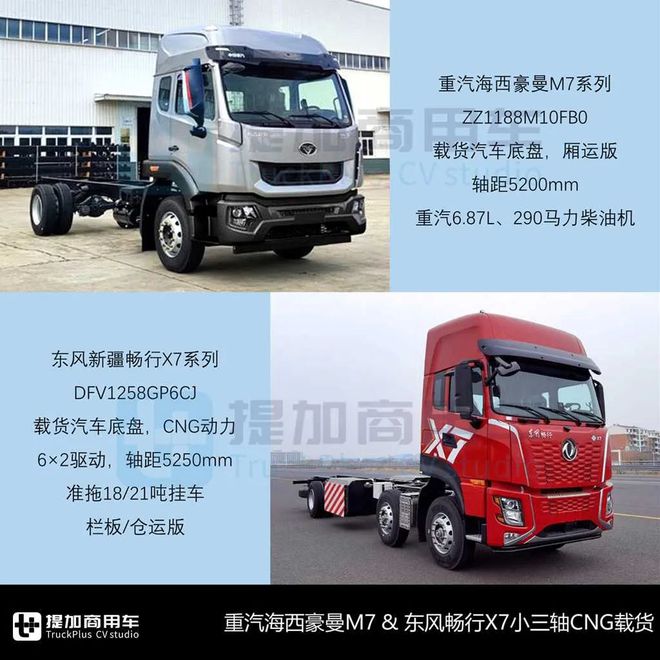 多款全新车型来袭汕德卡4轴45吨级牵引车抢眼工信部第393批N类重型货车新车公示概述(图3)