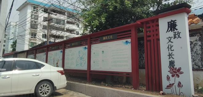 为改风水镇党委书记把政府围墙刷成粉红色大门对面砌风水墙(图4)