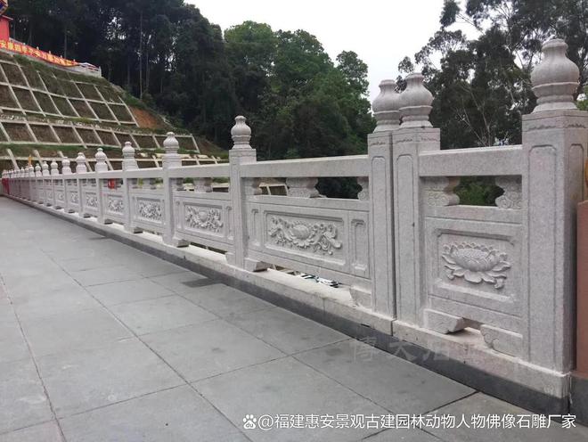 石栏杆在桥梁中的应用案例(图1)