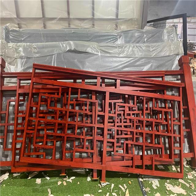 铝合金护栏仿古表面木纹工艺效果仿古金属铝护栏有哪些优点ag凯发(图3)