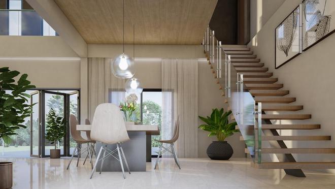 【嘉宁颂】石景山古城别墅的装凯发旗舰厅修：网红设计与实用主义如何平衡？(图3)