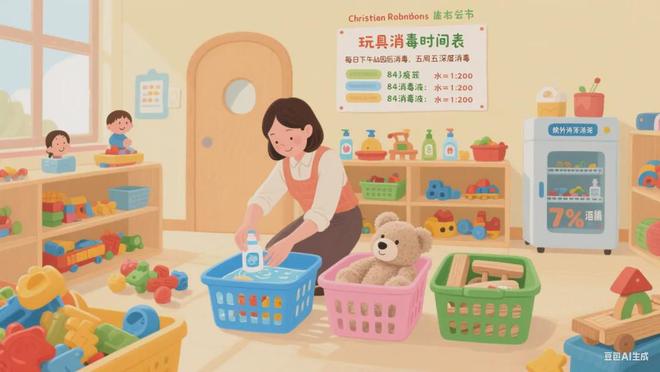 开学倒计时幼儿园全方位消毒指引看过的园长幼师都收藏了！(图4)