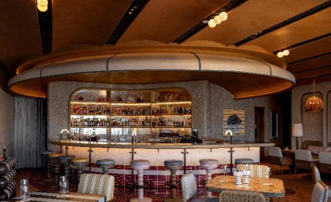 梁志天设计集团打造香港尖沙咀金普顿酒店SwimClub成为天际社交新地标(图4)