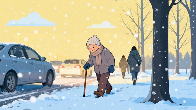 紧急通知！明早请天津人提前半小时出门！天津局地中到大雪！应急局发布紧急提示机场最新提示！(图6)