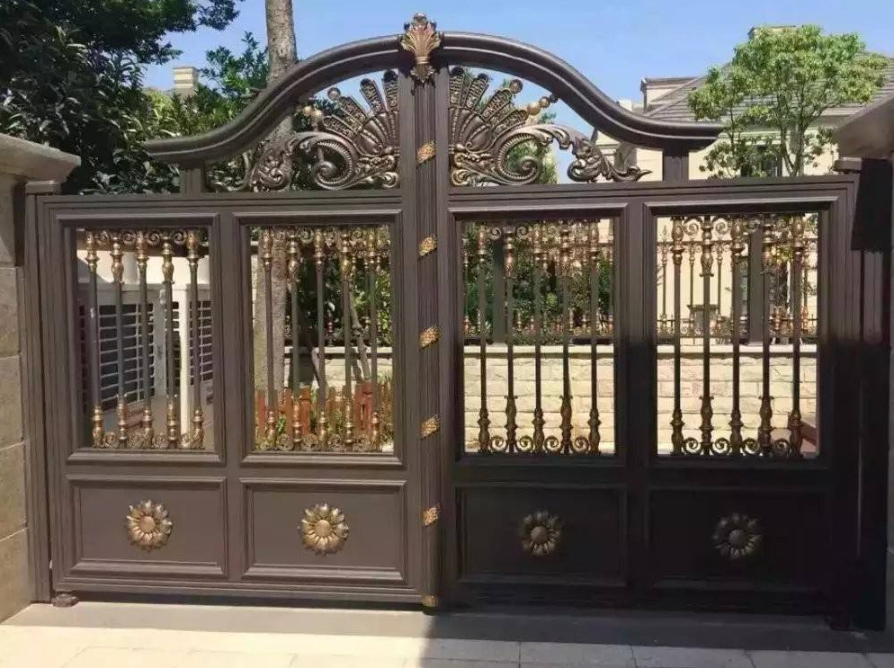 现代铝艺大门邯郸磁县室内阳台护栏图片大全-河北一博金属护栏有限公司