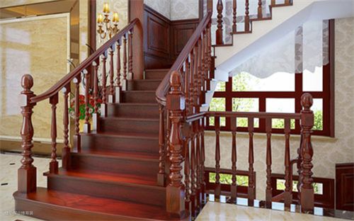 木楼梯扶手多少钱木质楼梯扶手如何(图2)