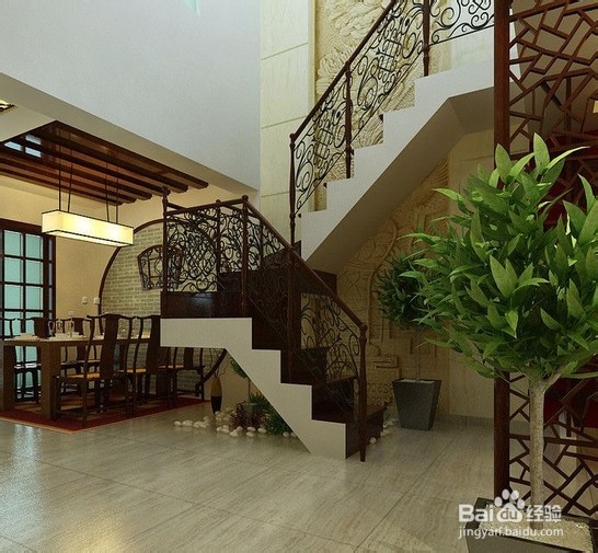 2013最新楼梯扶手设计效果图大全【装修案例】ag凯发(图4)