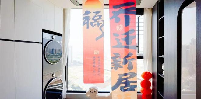 100㎡复式大改造：复古撞上现代风开黑带娃两不误！(图5)