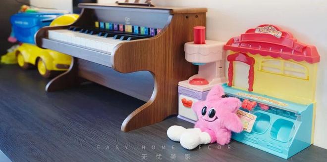 100㎡复式大改造：复古撞上现代风开黑带娃两不误！(图3)