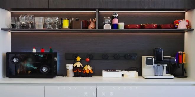 100㎡复式大改造：复古撞上现代风开黑带娃两不误！(图9)