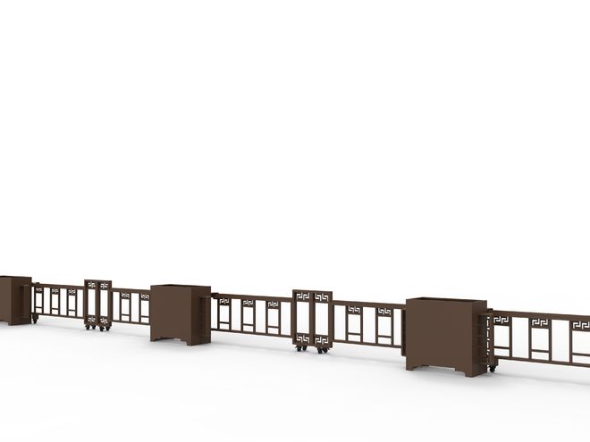 市面上专业的收缩花箱护栏制造厂哪家强(图1)